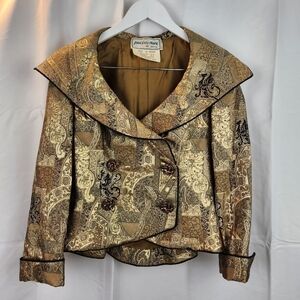 PAUL-LOUIS Orrier vintage jacquard suit size M(estimated) in EUC